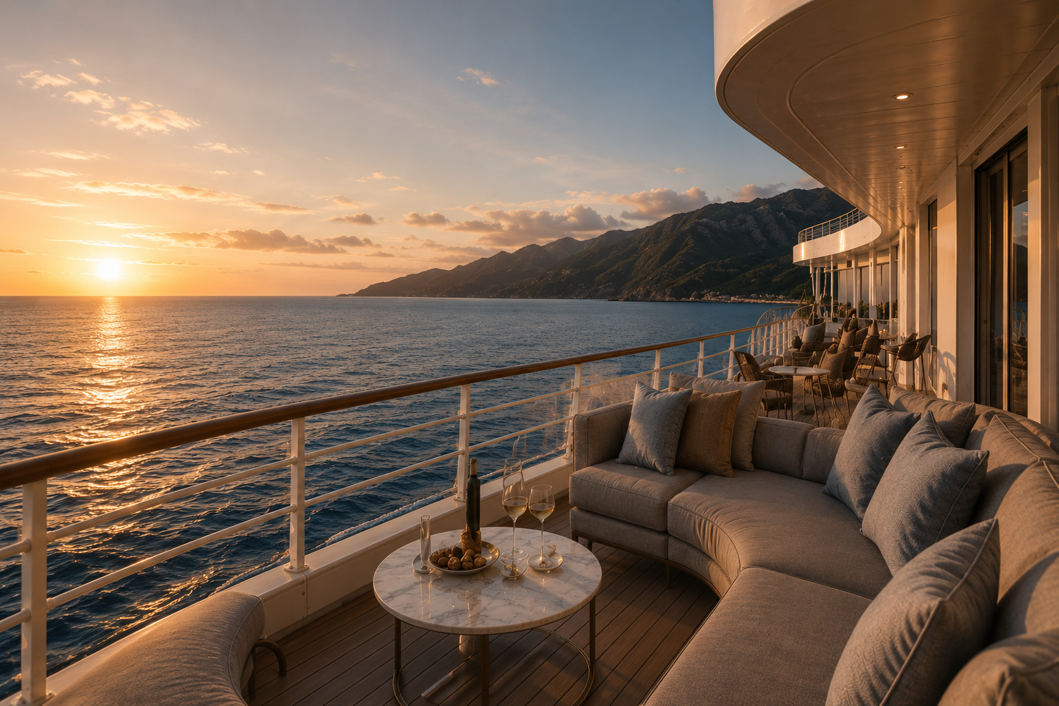 Adults-only suite balcony